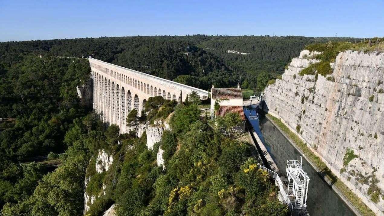 Fin de rénovation pour l’aqueduc de Roquefavour