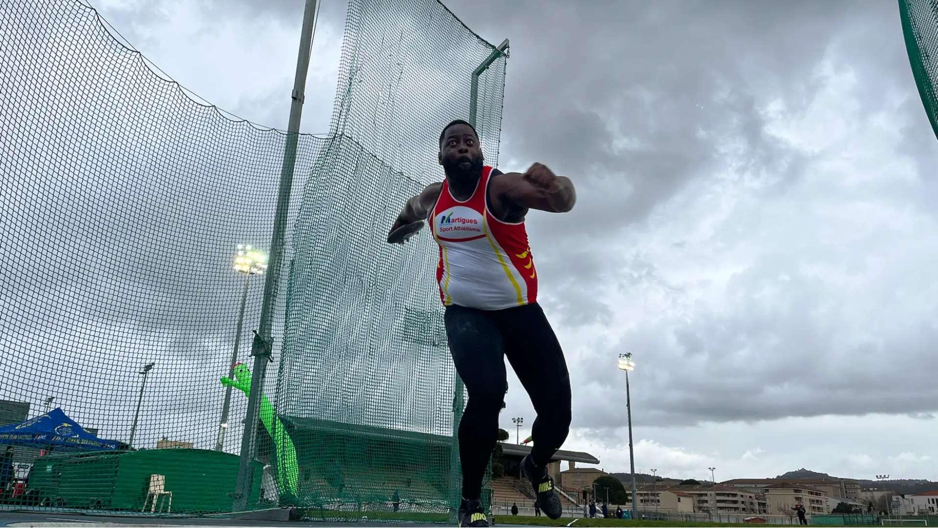 Incroyable record de France au disque pour le Martégal Lolassonn Djouhan