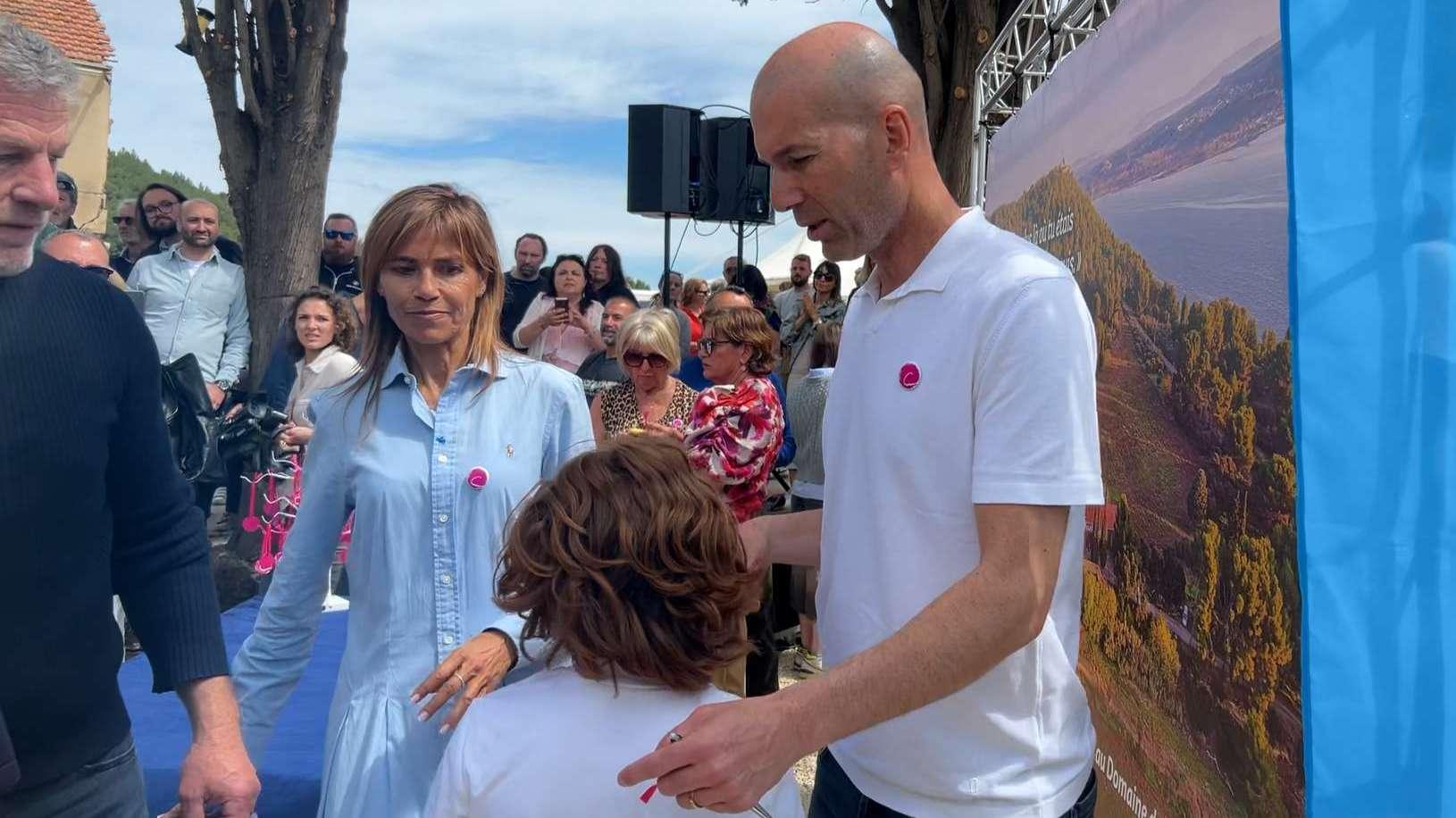 Zidane ému aux larmes à Istres pour les enfants en fin de vie
