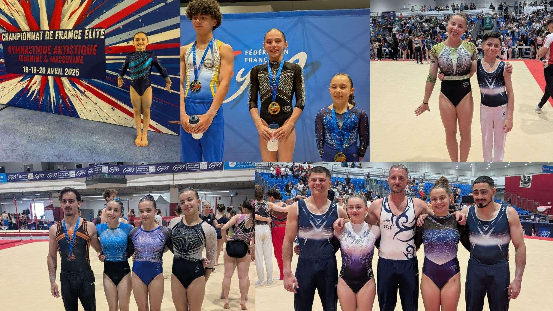 Deux titres au championnat de France individuel pour l'Etoile Gymnique Istres Entressen 