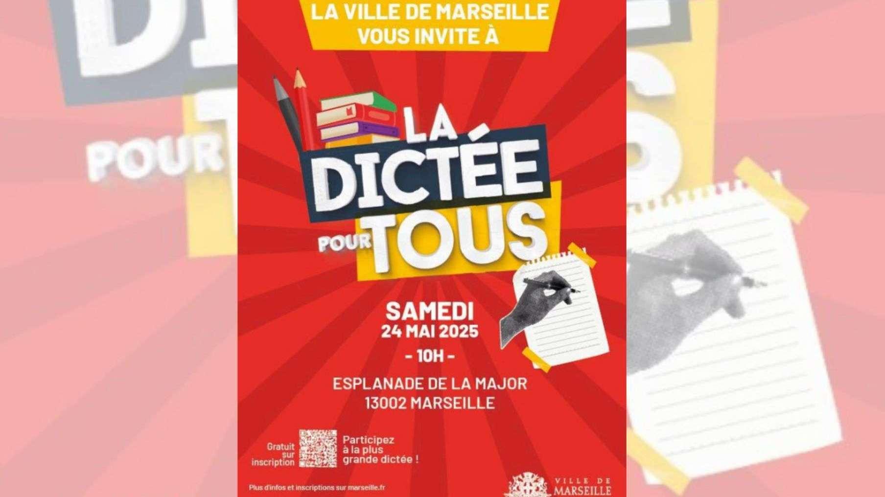 La Dictée pour tous revient à Marseille ce samedi