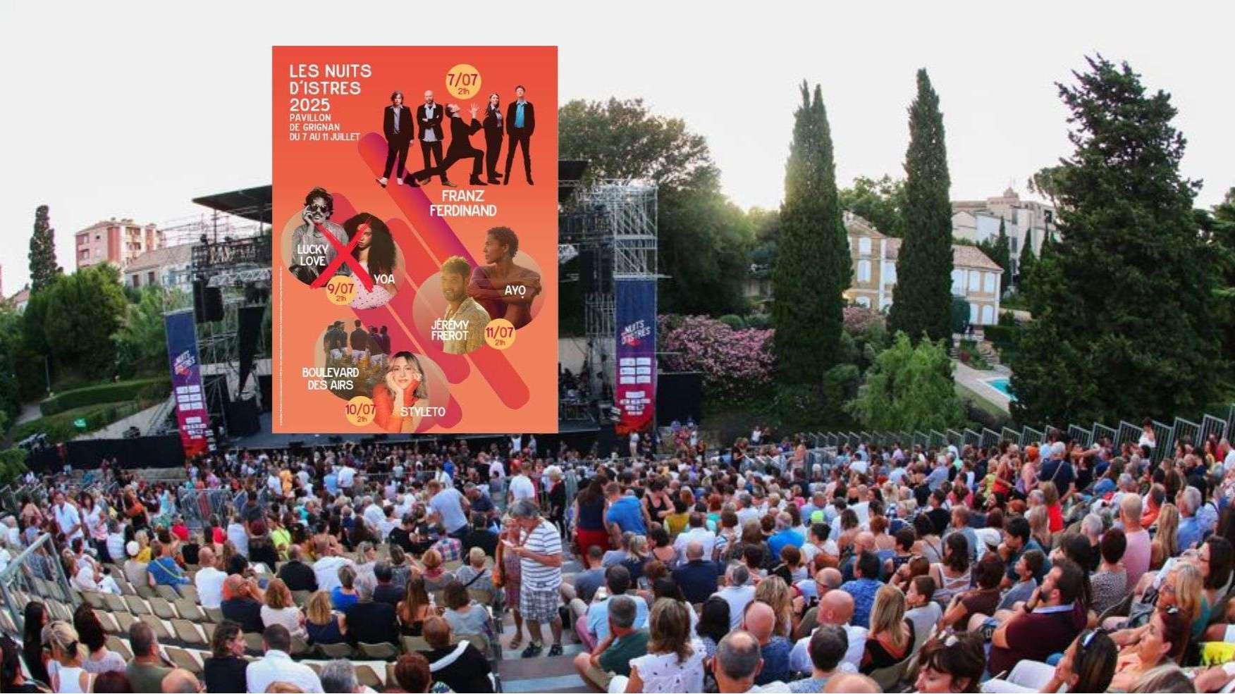  Festival Les Nuits d'Istres : les concerts de Lucky Love et Yoa annulés
