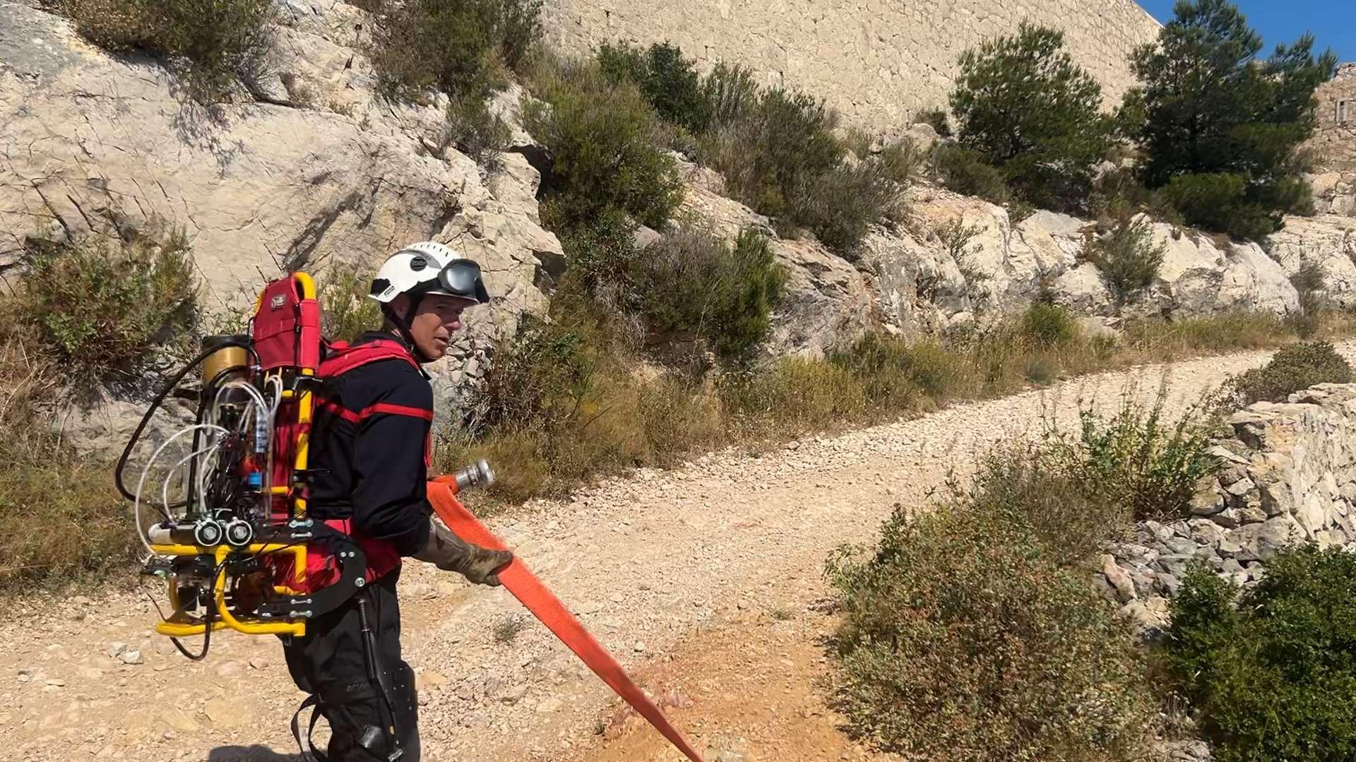 Bouches-du-Rhône : un exosquelette pour améliorer la lutte contre les incendies