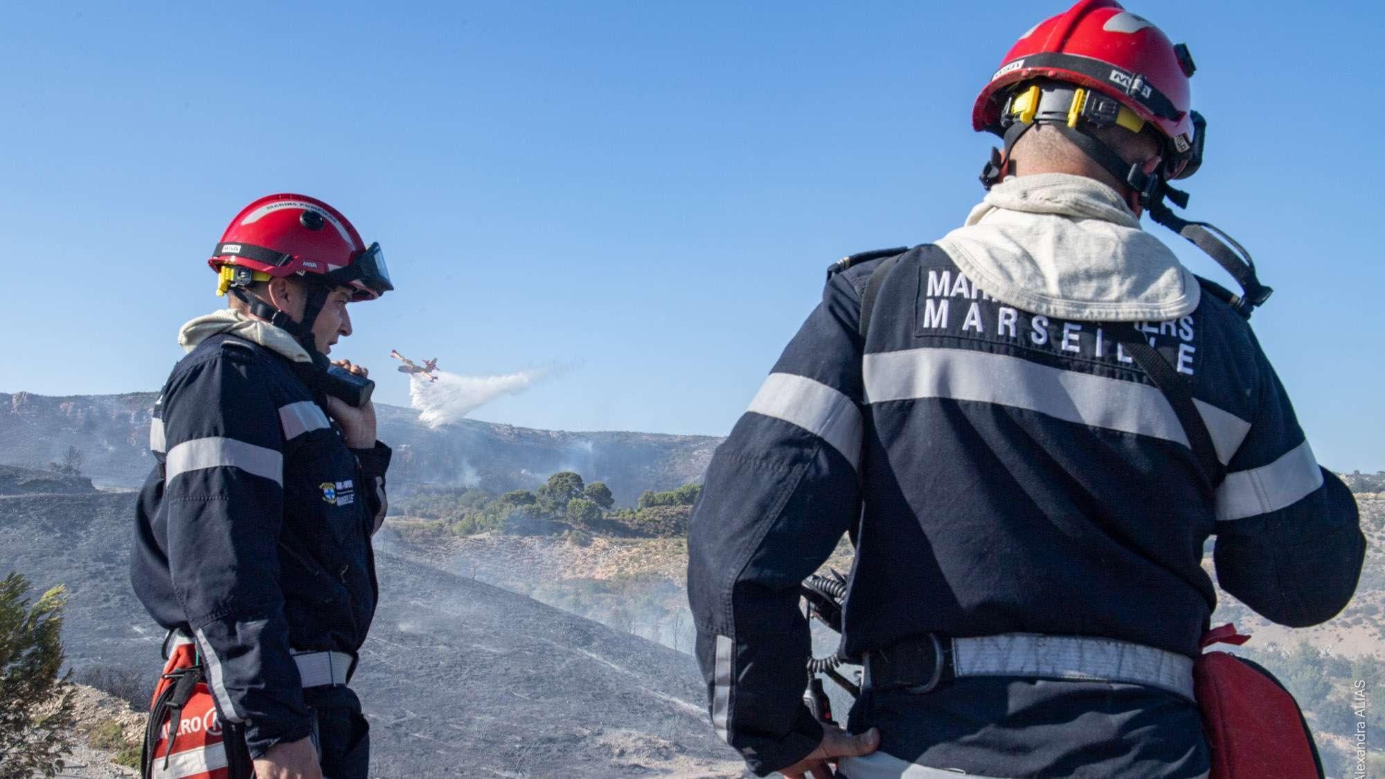 Un incendie à Marseille secteur Consolat a parcouru 2 hectares