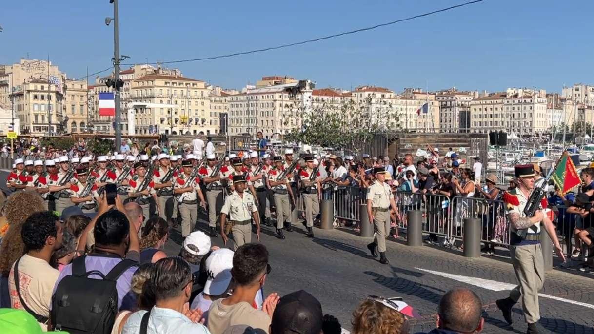 Marseille : le défilé militaire du 14 juillet 