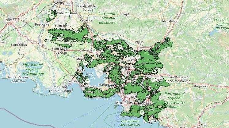 Bouches-du-Rhône: tous les massifs accessibles ce mercredi