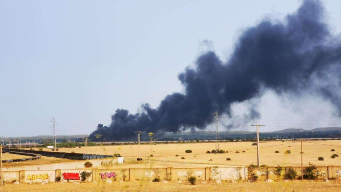Feu de végétation à Miramas : le noyage est terminé