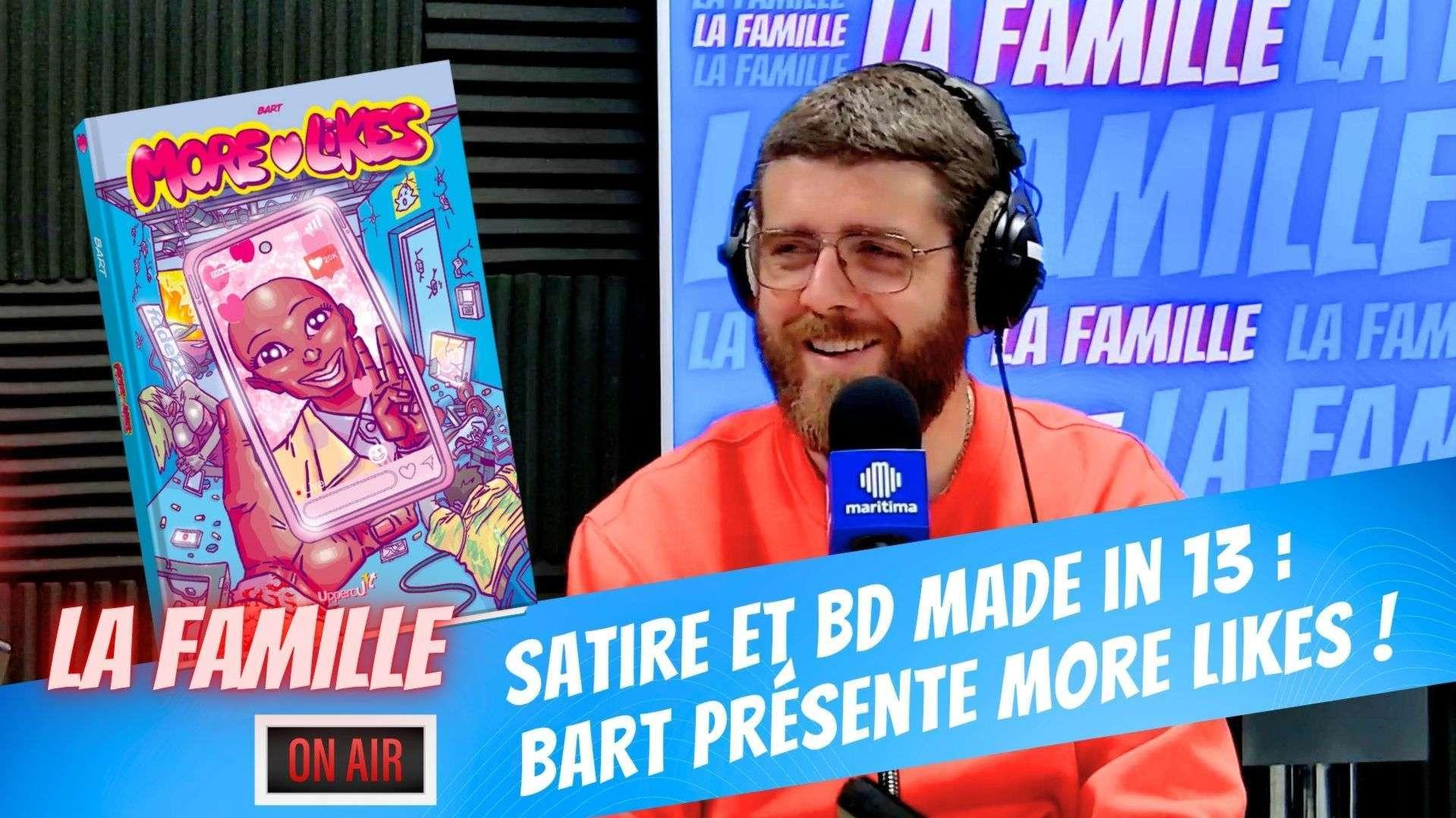 "More Likes" : le Martégal Bart signe une BD déjantée sur la folie des influenceurs