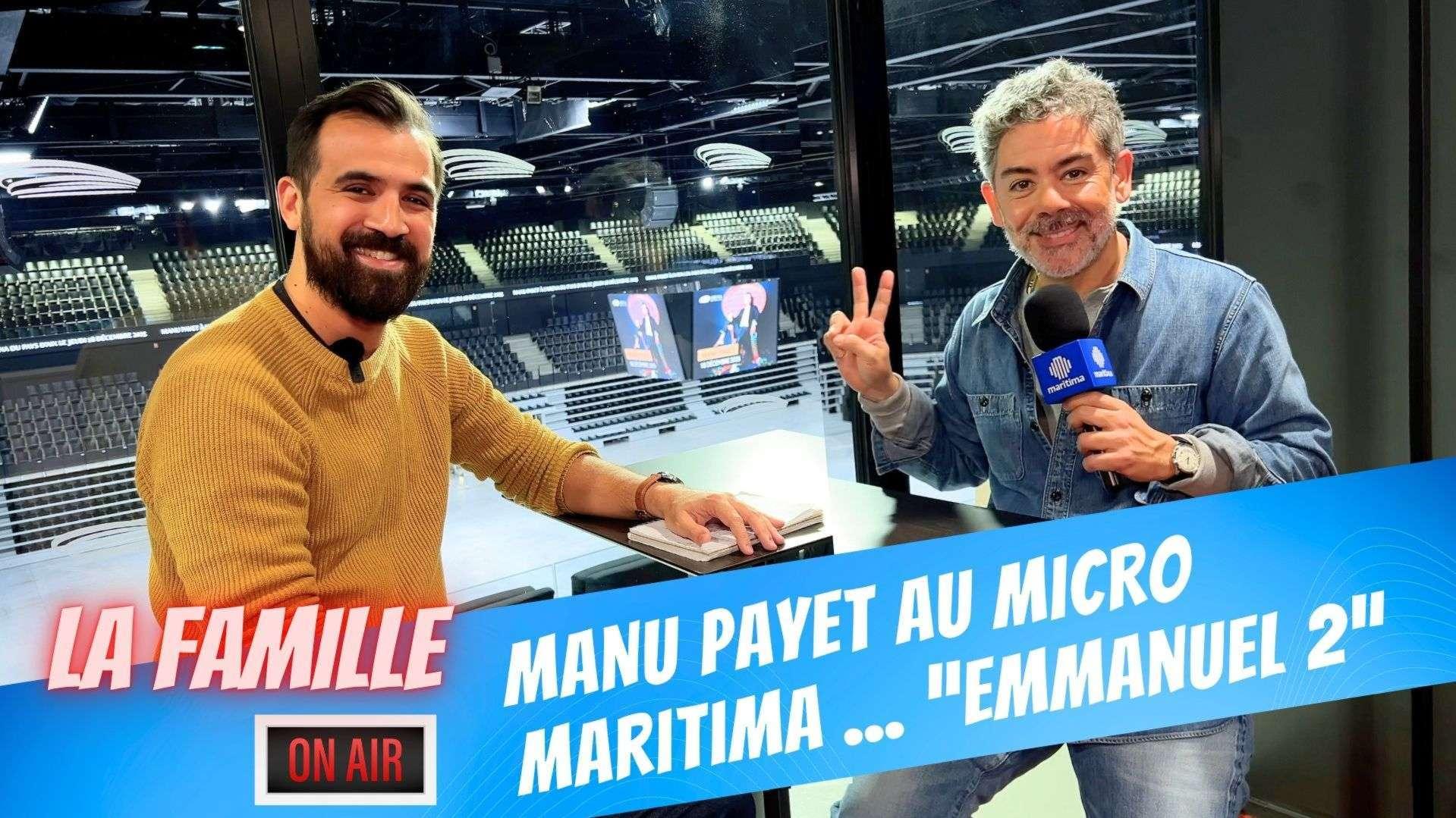Manu Payet à l'Arena du Pays d'Aix avec "Emmanuel 2" : "Le public ici est plus exigeant, les mecs se parlent en charriade !"