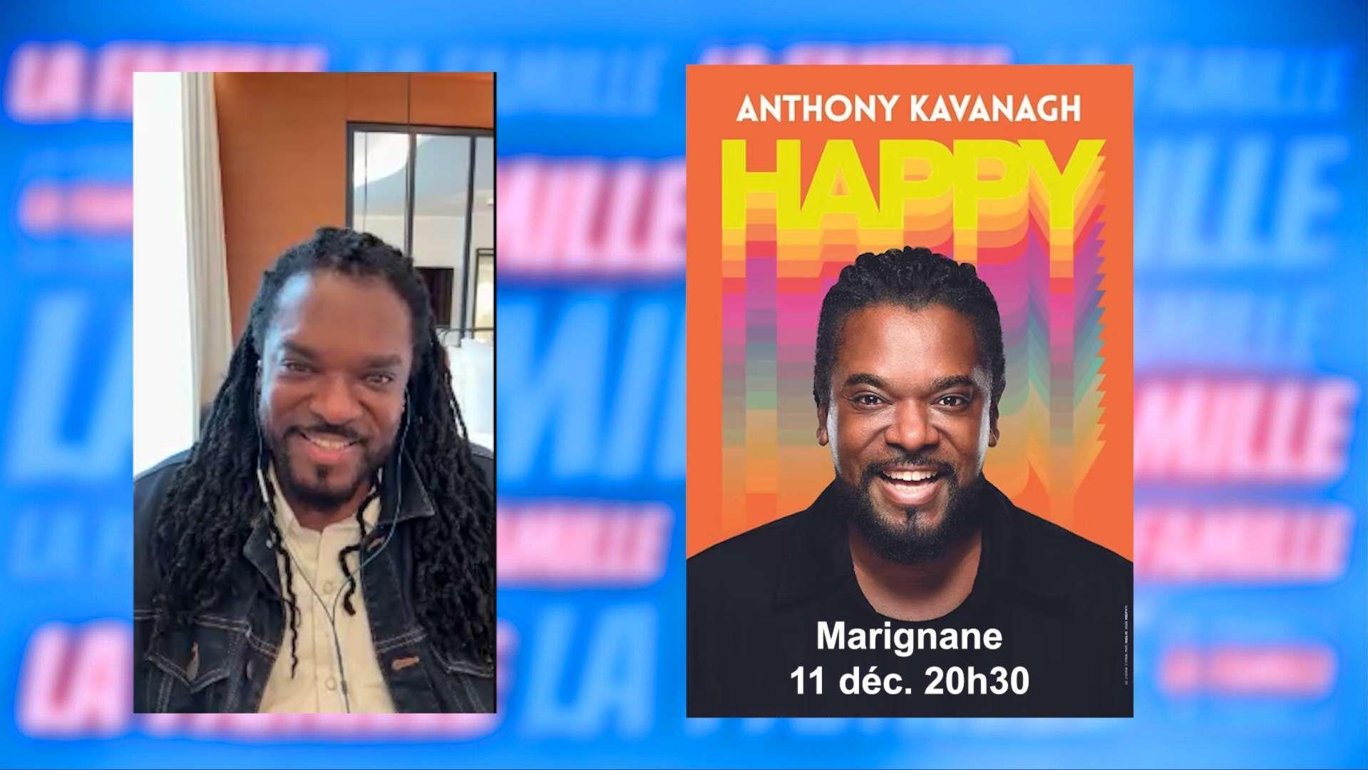 Anthony Kavanagh à Marignane avec "Happy", un spectacle pour apprendre à être heureux