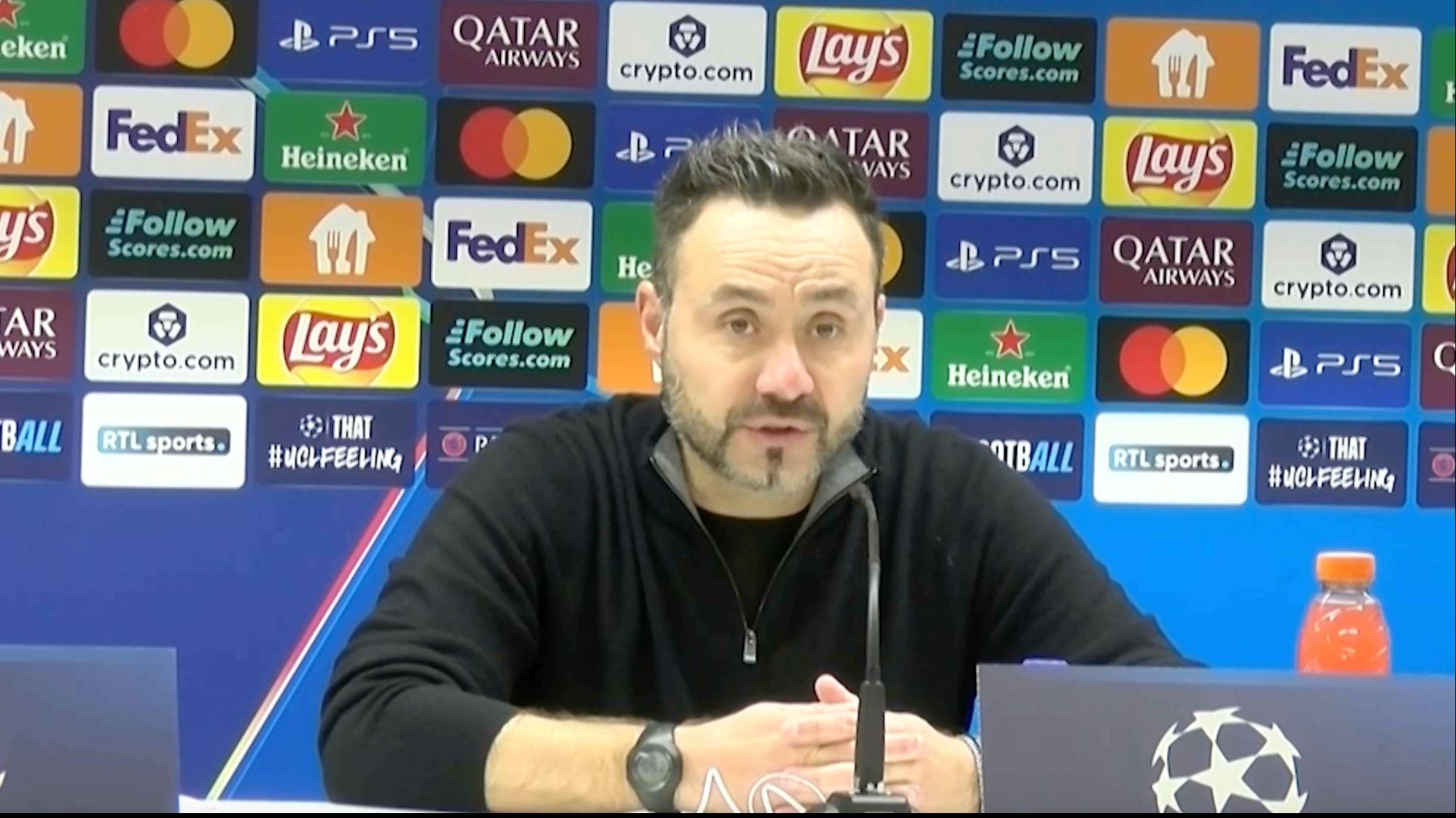 Union St Gilles - OM : la conférence de presse de Roberto De Zerbi après la victoire à Bruxelles (2-3)