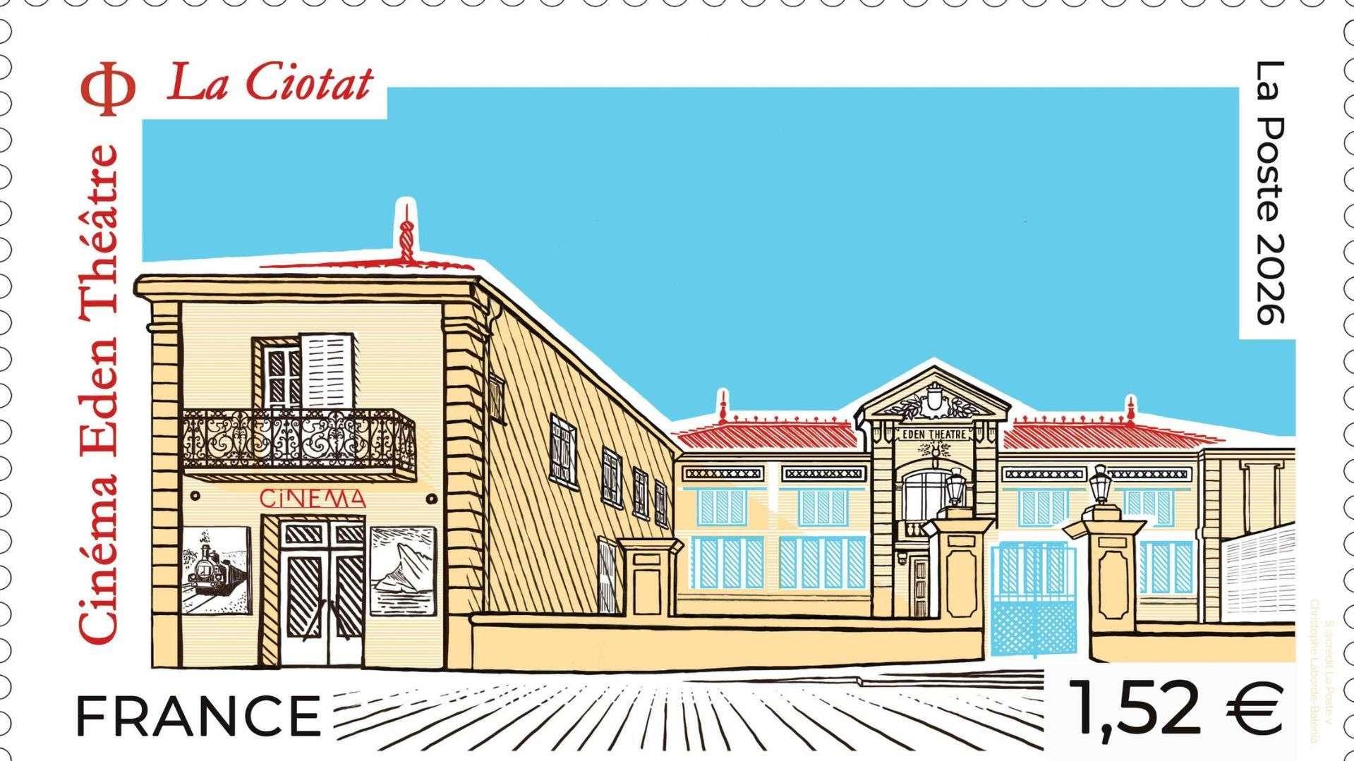 La Ciotat : le plus vieux cinéma du monde immortalisé sur un timbre