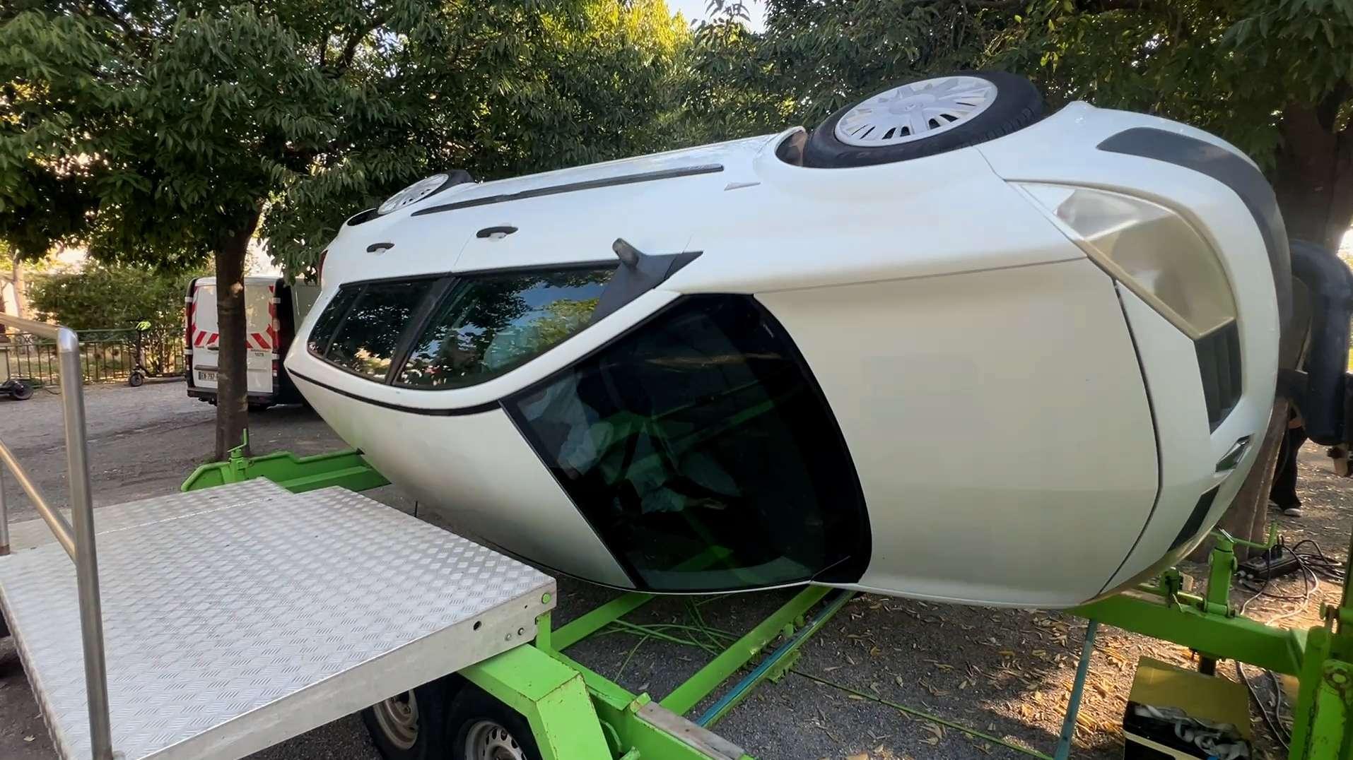 Miramas : voiture tonneau, ivresse simulée... la journée choc du lycée Fontlongue pour la prévention