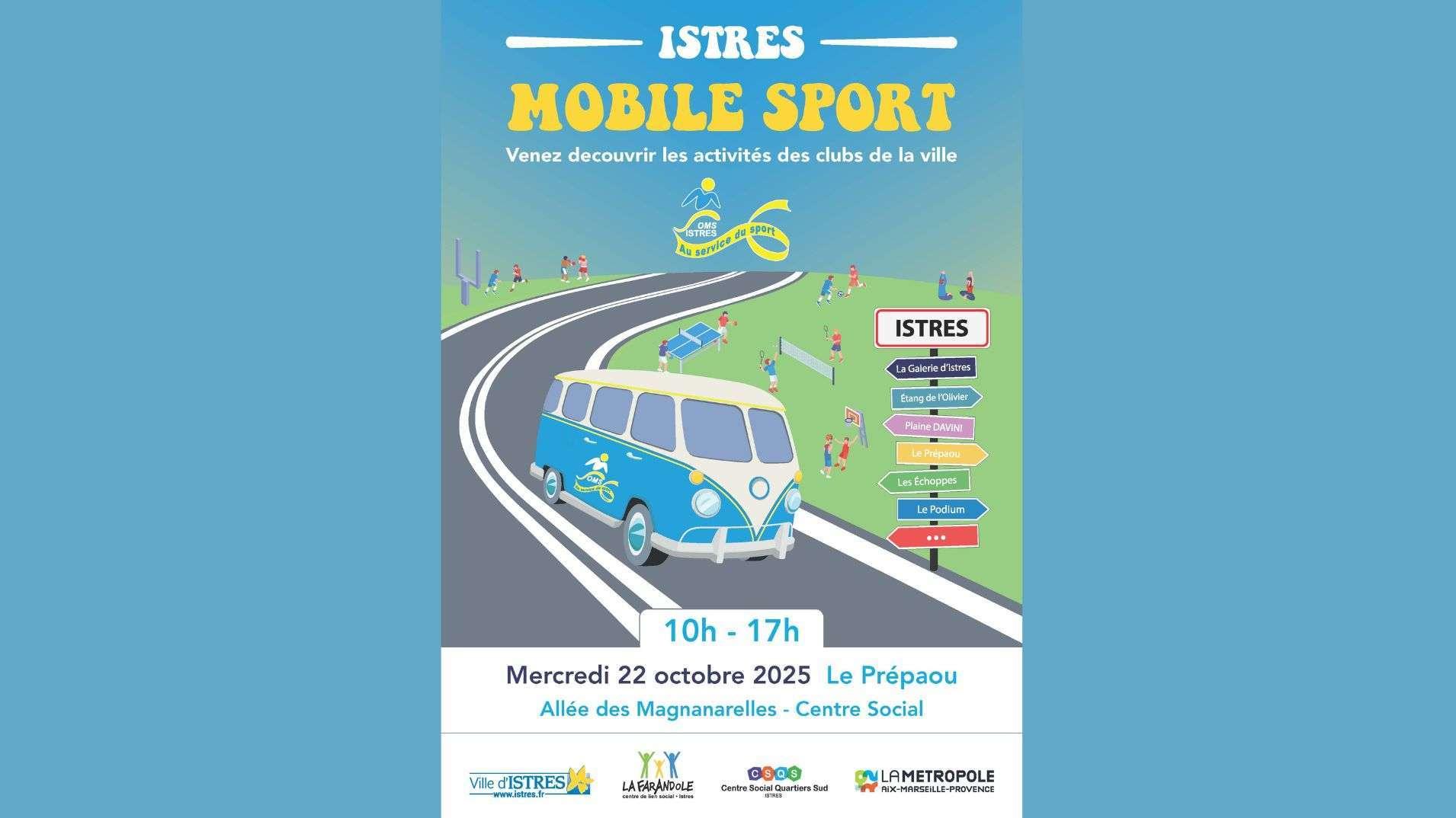 Istres Mobile Sport : une "mini fête du sport" gratuite s'installe au Prépaou ce mercredi